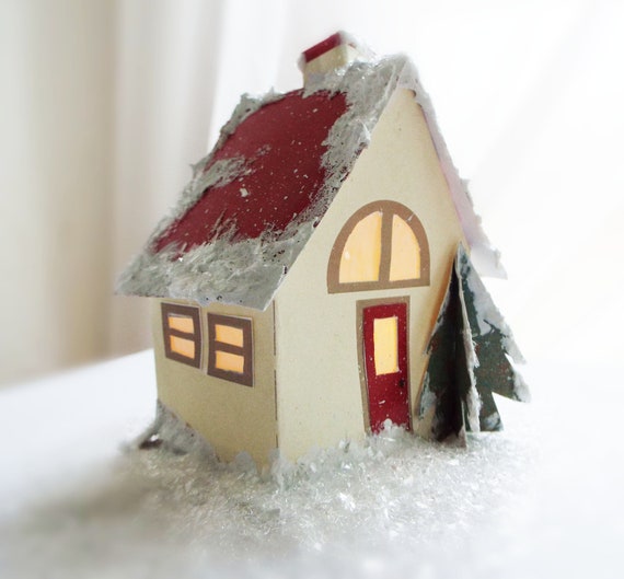 Download Free Printable Miniature Christmas Village House Pattern Etsy SVG DXF Cut File