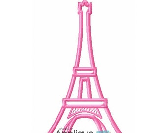 Eiffel Tower Applique Design