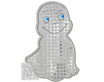 Simple Ghost Applique Design