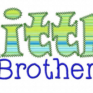 Little Brother Applique Design