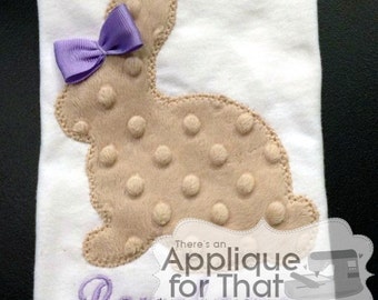 Vintage Stitch Bunny Applique