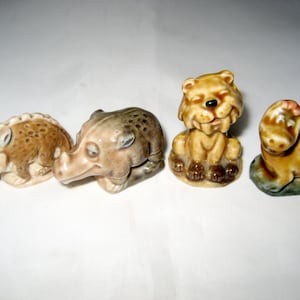 Conjunto de dinossauro pré-histórico Wade Premium, década de 1960 (perfeito)