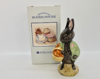 Vintage Royal Albert Beatrix Potter Little Black Rabbit Boxed (Perfect)
