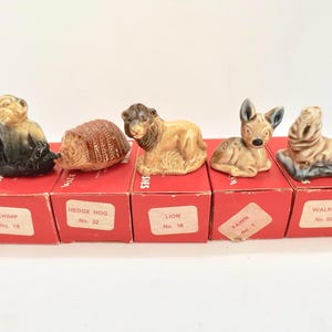 ウェイド社製 2nd Whimsies レッドボックス入り ウィムジーズ 5個セット（状態良好）