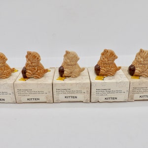 Wade Whimsie 5 Cats Boxed  (Perfect)