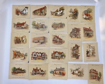 6 Antique 1913 Wills Cigarette Cards - First Aid