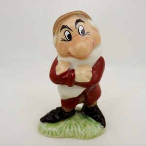 Wade Snow White and the Seven Dwarfs (Grumpy) Stamped Wade, 1980&#39;s (Perfect)