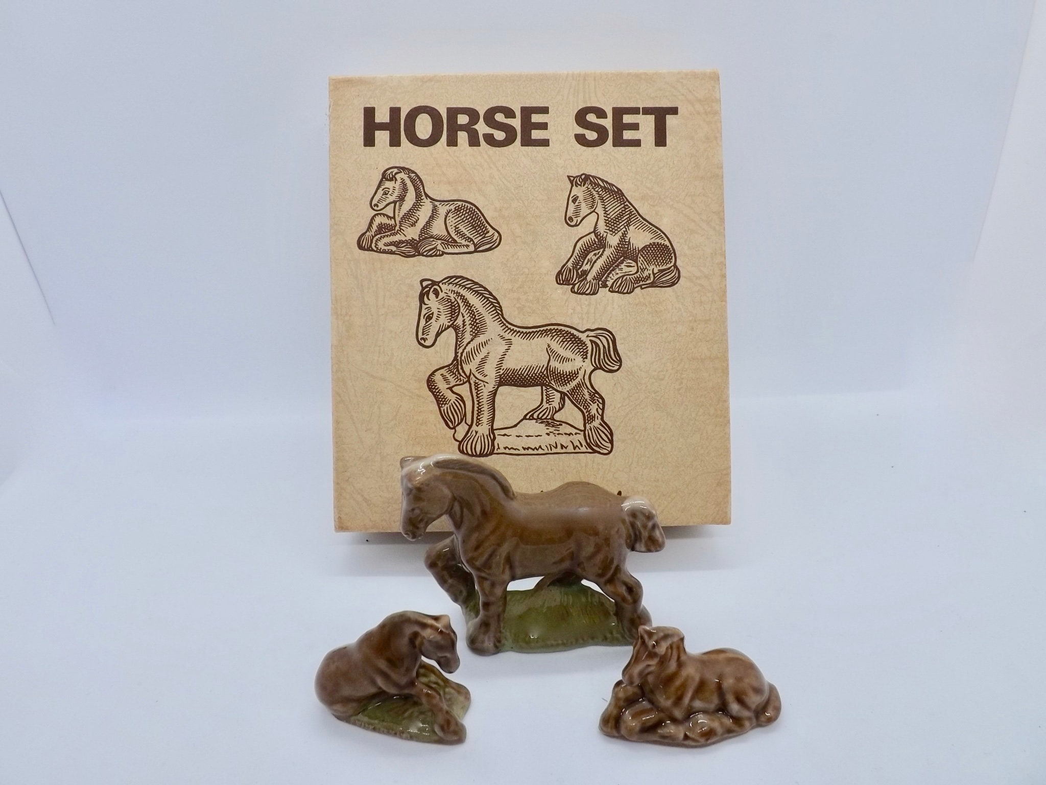Wade Rare Horse Set 2 Set of Three Boxed 1973-82 (perfect) - Etsy