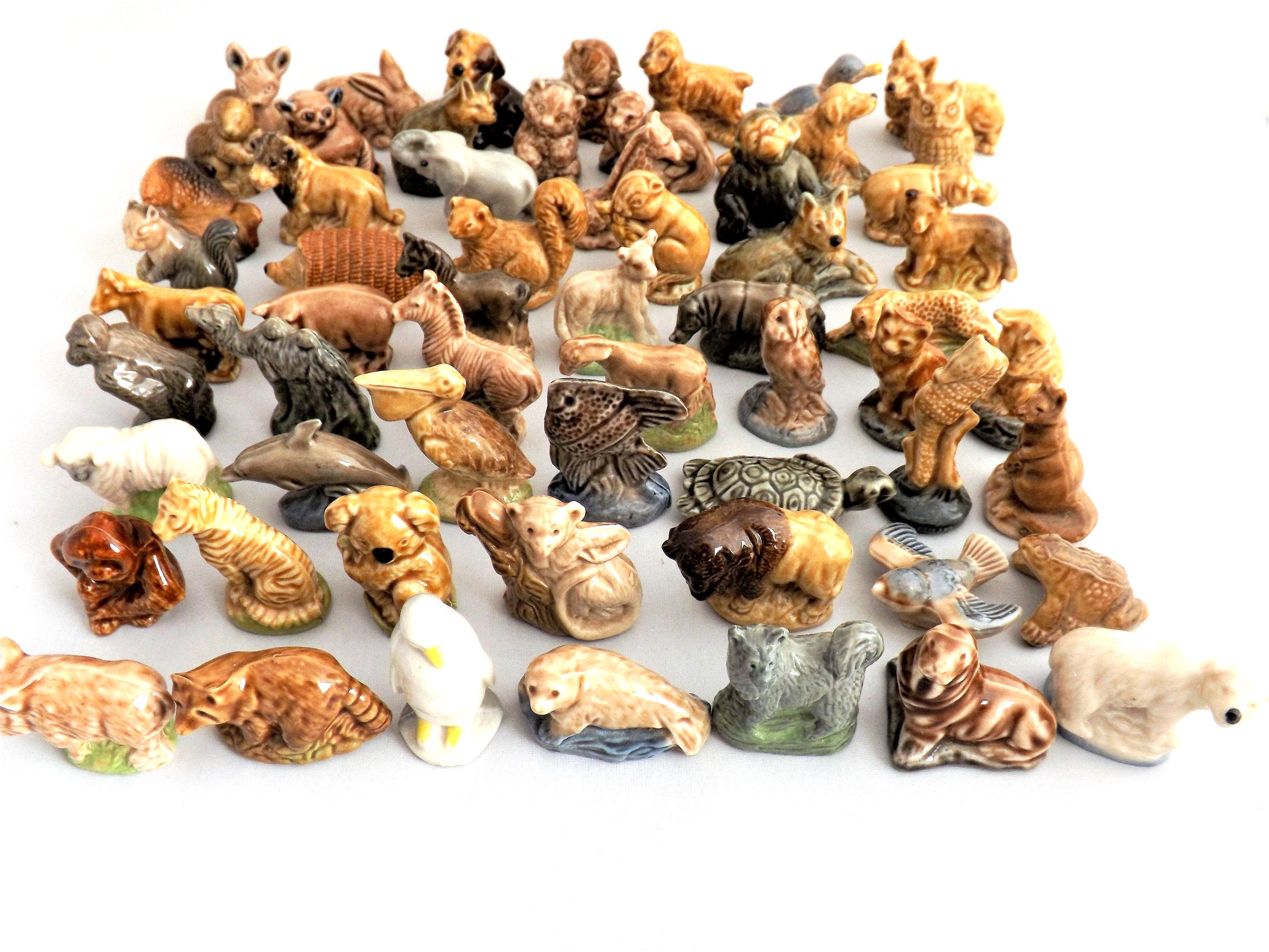 Wade Whimsie All 12 Complete Sets 1971 - 1984, 60 Whimsies