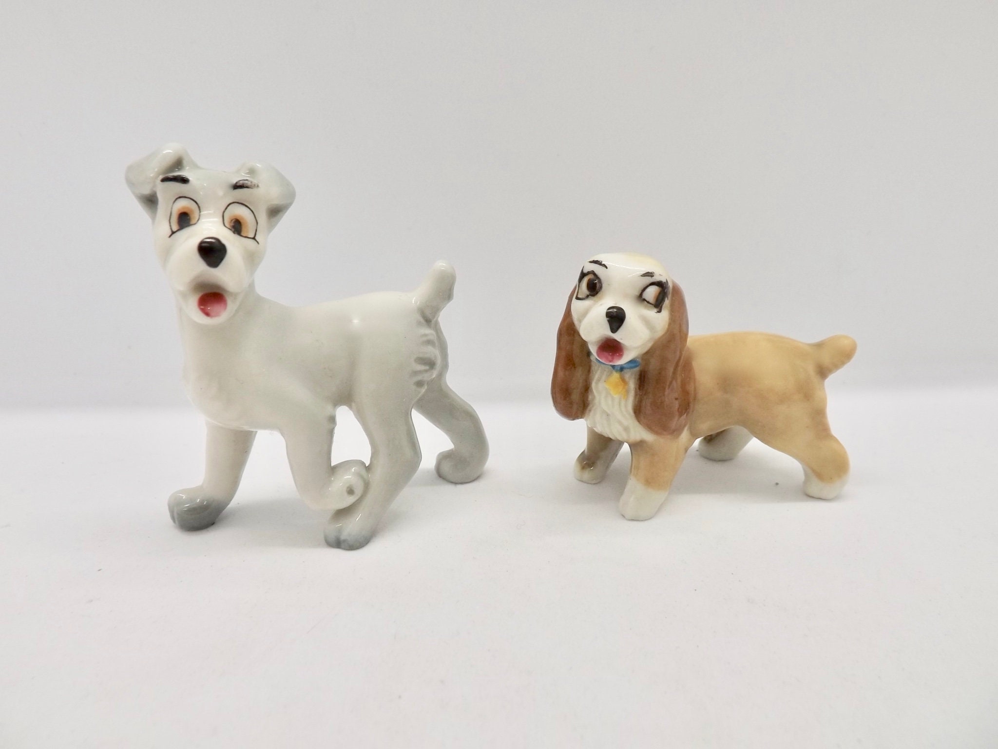Wade Disney Hatbox Lady and Tramp Figures. 1960's (perfect) - Etsy