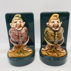 Wade Rare Irish Larry and Lester Bookends 1974 (Perfect)