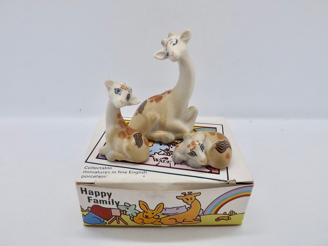 Wade Giraffe Happy Families Set Whimsie's 1978-86 Boxed perfect - Etsy