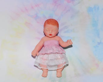 Top and skirt for mini baby - NO doll