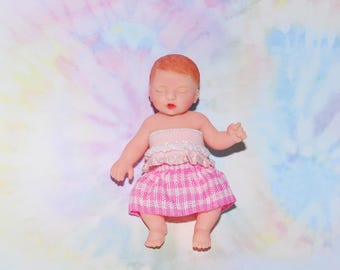 Top and skirt for mini baby - NO doll