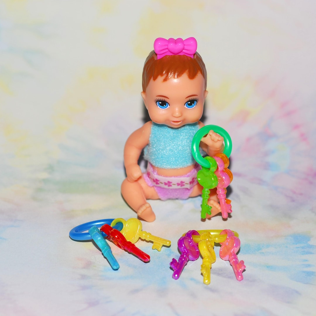 Key Rings Twisted Rope Toy ONE Mini Key Ring Toy With 3 Keys. Personalize Your Colors. - Etsy