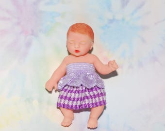 Top and skirt for mini baby - NO doll