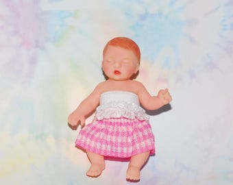 Top and skirt for mini baby - NO doll