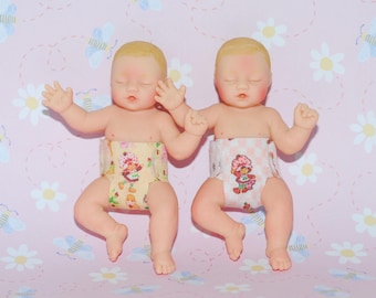 One Strawberry Diaper for silicone Mini Baby