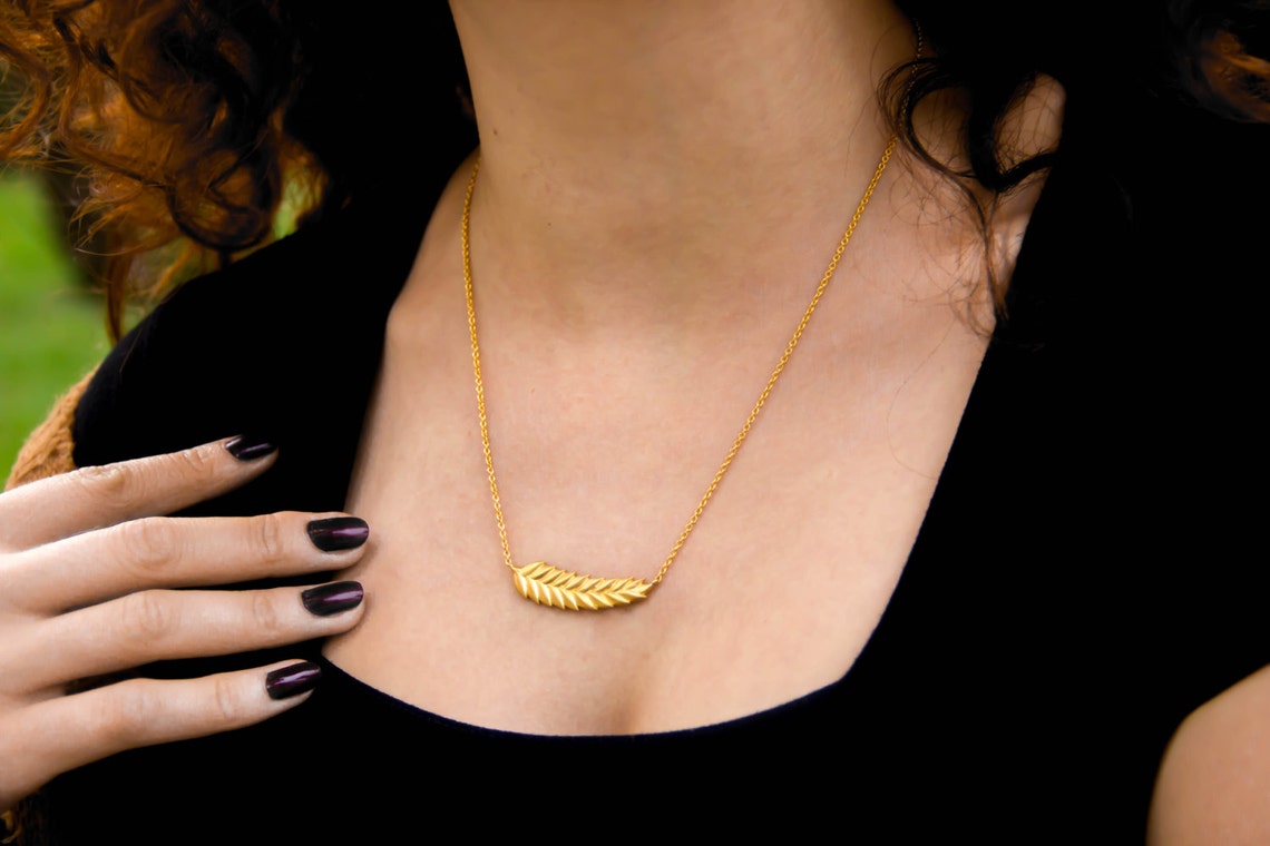 Wheat Flower Necklace