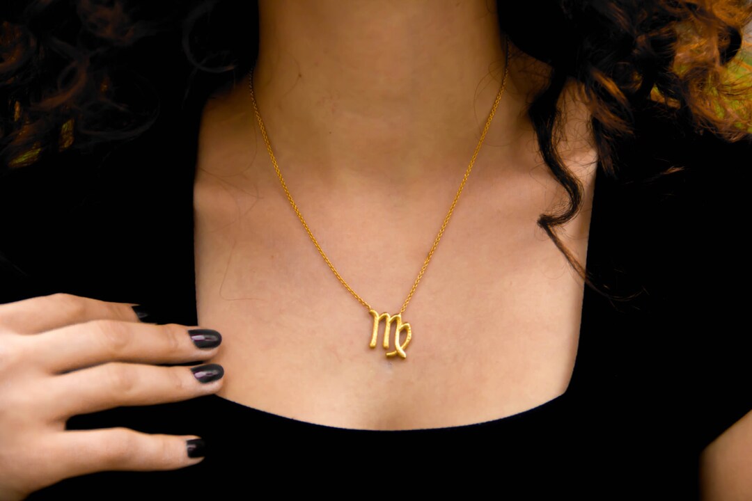 Pilgrim Star Sign Necklace- Silver Plated Virgo