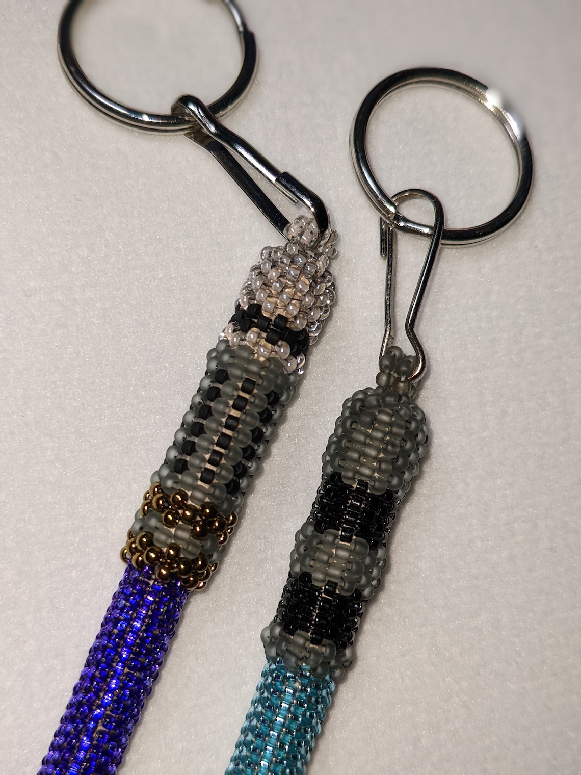 Beaded Lightsaber Keychains Etsy