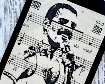 Freddie Mercury Ornament: Queen, Bohemian Rhapsody Sheet Music