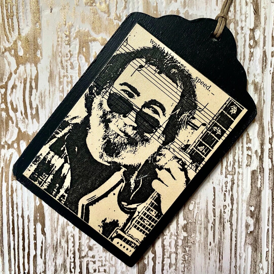 Jerry Garcia Christmas Ornament 