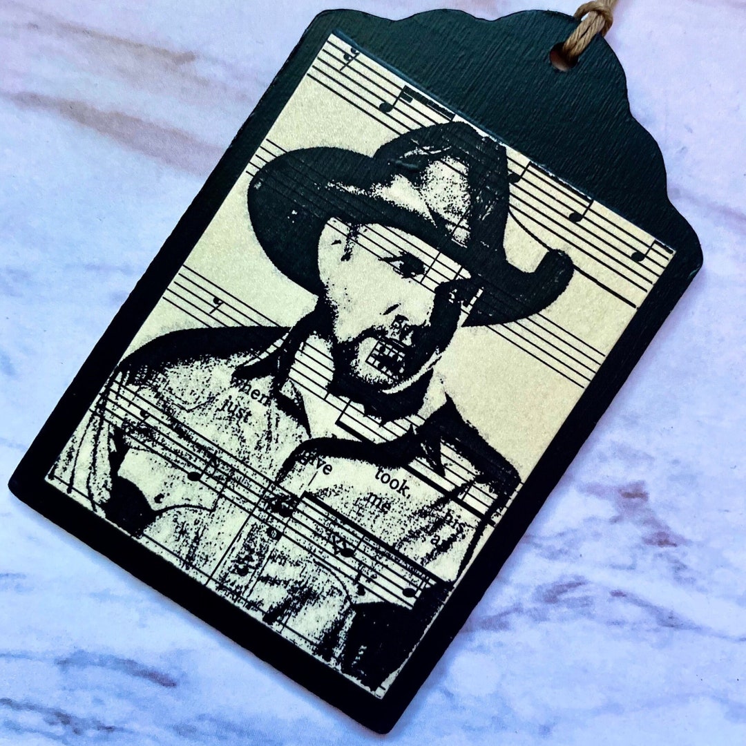 Garth Brooks Christmas Ornament 