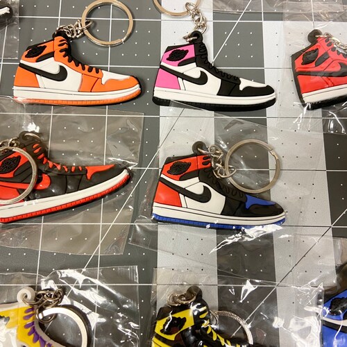 Sneaker Keychain. Sneaker Party Favor Keychain. Jordan. Etsy