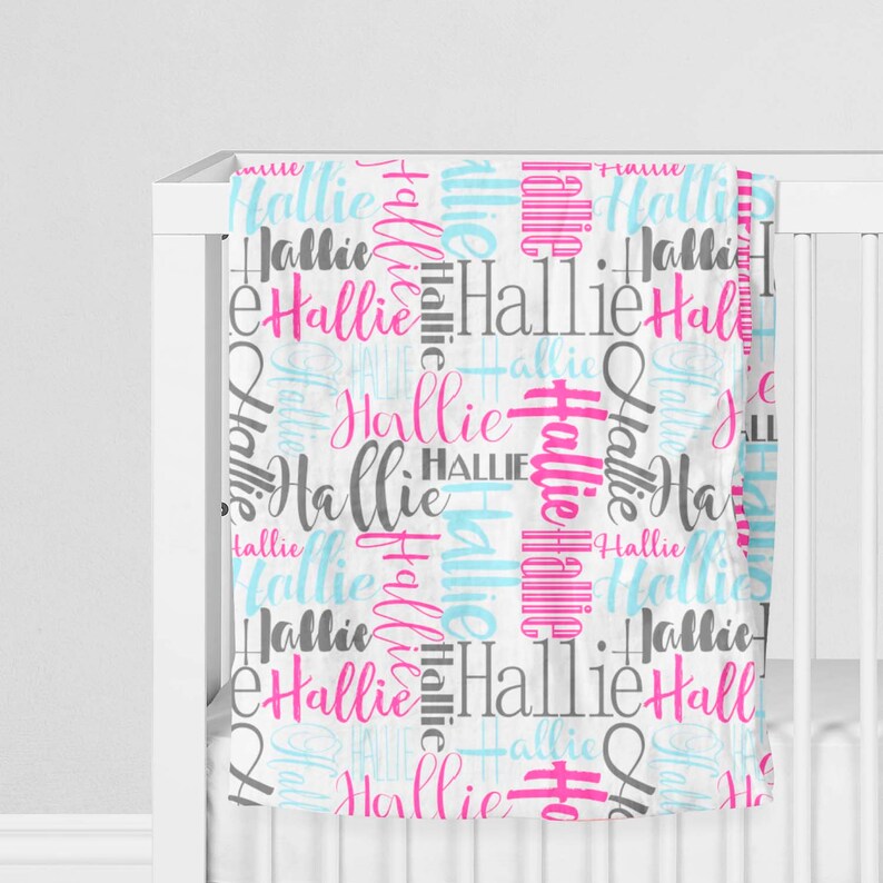 Personalized Baby Blanket GIANT Organic Muslin Swaddle Etsy