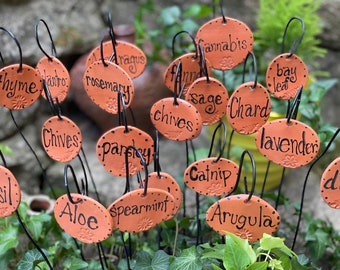 Herb Garden Markers,Herb Stakes,Garden Labels,Plant Gift,Herb Markers,Plant Labels,Plant Gifts,Plant decor,Garden Stakes,Gift For Her