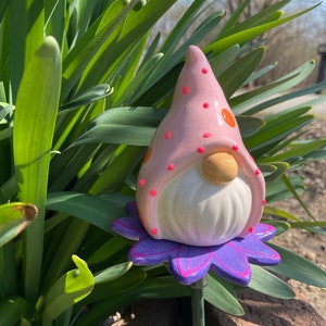 Gnome Yard Stake Garden Gnome  Decor Gnome Yard Art Garden Gnomes Fairy Garden and Potted plant decoration Gift For Her Mother's Day Gift