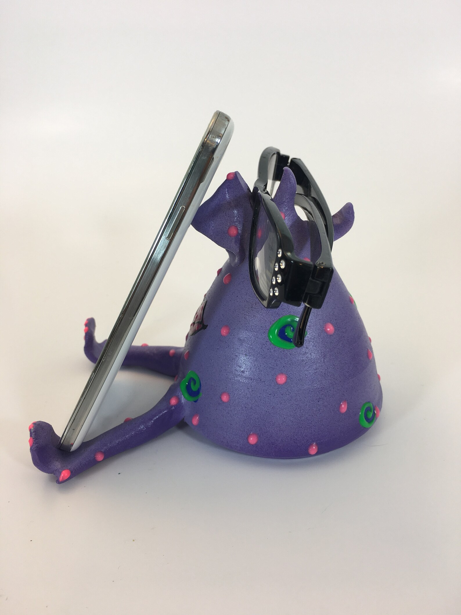 IPHONE STANDEYE GLass Holder Cell Phone Desk StandWomen Etsy