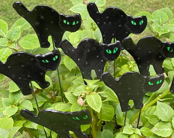 Black Cat Halloween Decor  Garden Stakes Yard Decor Halloween Decor Halloween Decor Potted Plant Decor Fall Home Accents Black Cat