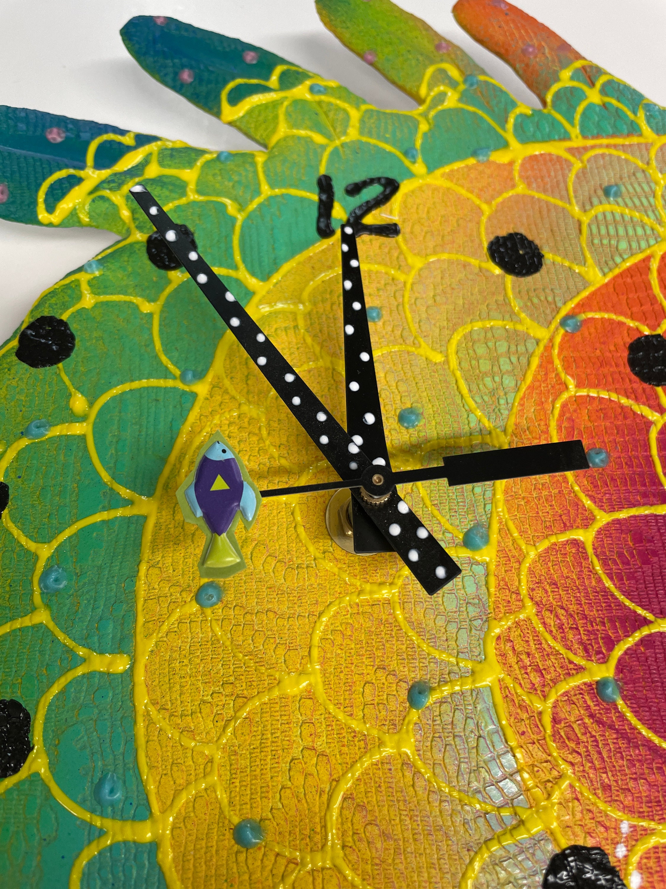 Clock, Blowfish Clock, Unique wall Clock,Under the Sea, Ocean, Under