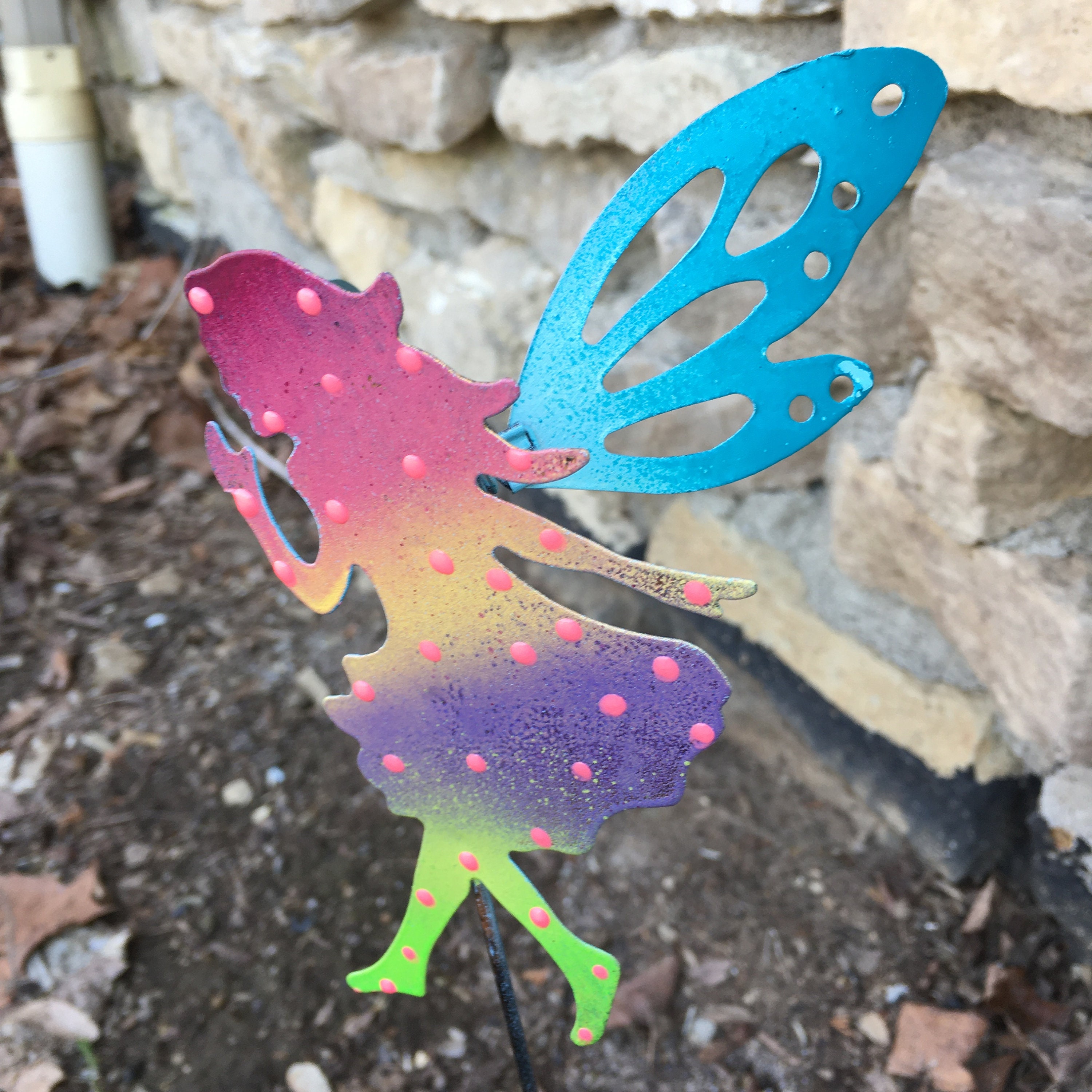 Metal Fairy Garden Stake,Garden Fairy Gifts, Garden Stake, Fairy Art