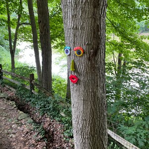 Tree FaceTree Decoration Gift Ideas,Garden Art Outdoor Decor Yard Art ,Fence decor,Tree Face for on Trees, Mother's Day Gift For Her image 9