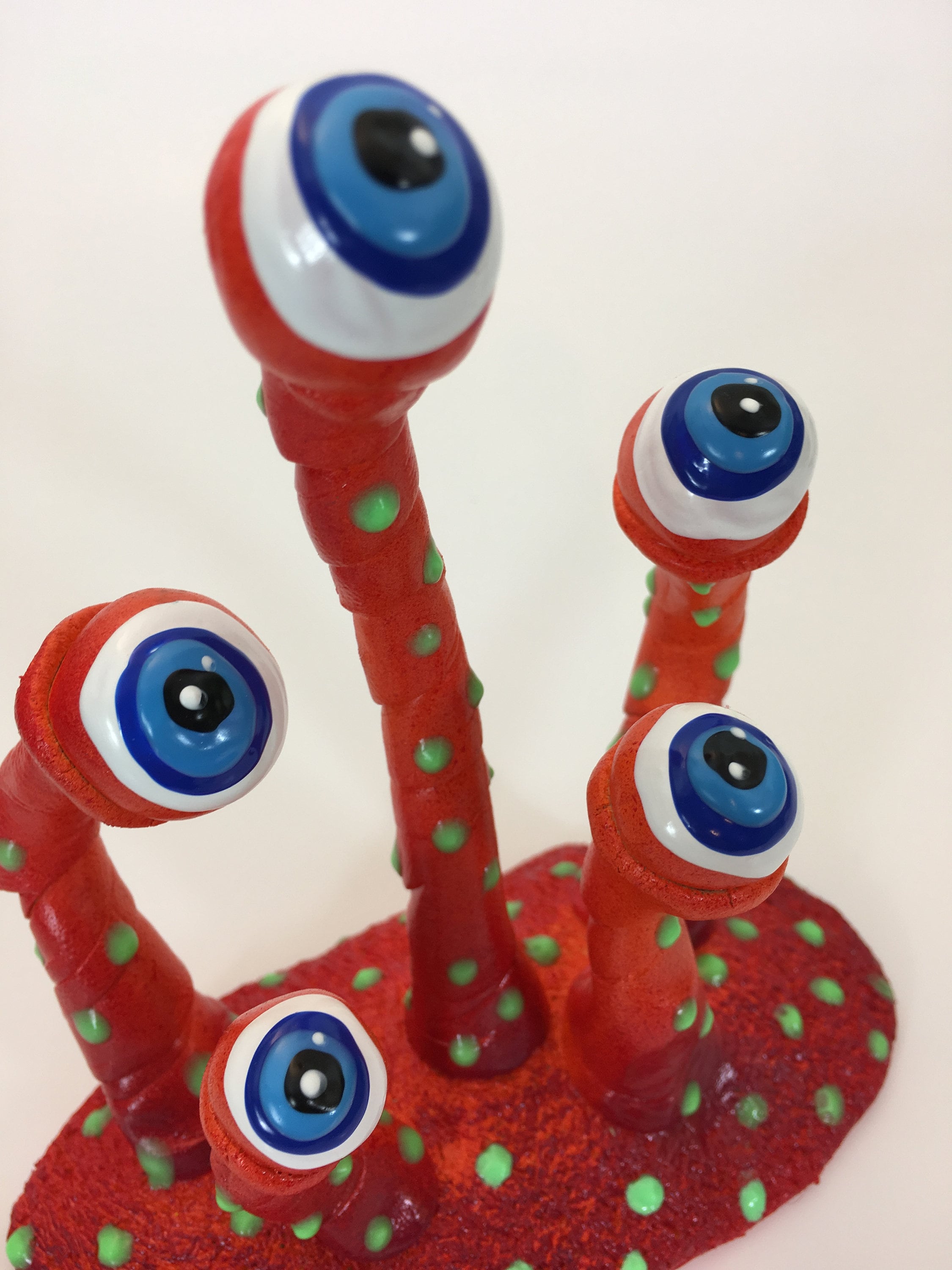 Halloween Eyeballs,5 Ceramic EYEBALL Sculpture ,Halloween horror prop ...