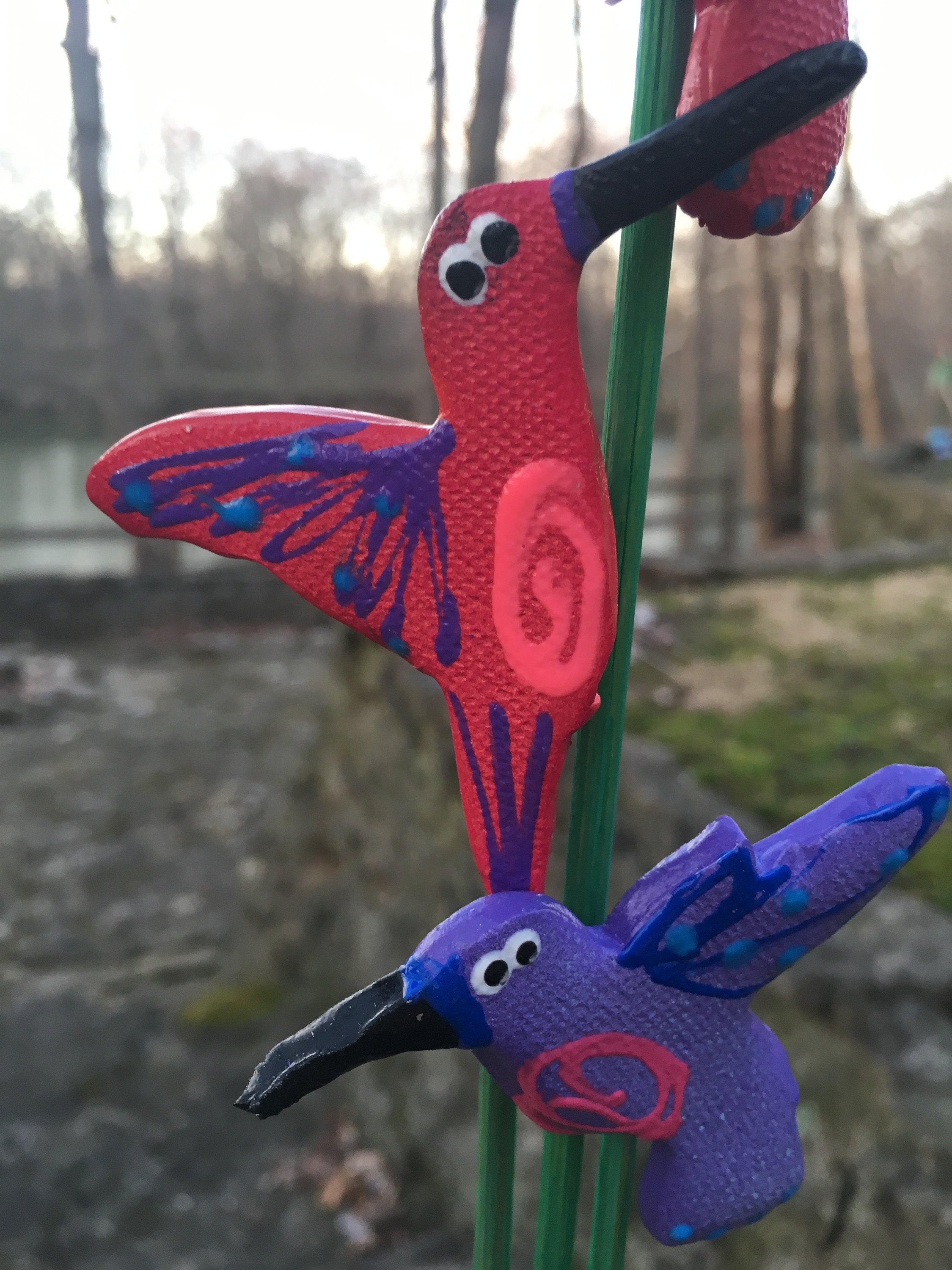 Humming Bird Garden Stakes,Potted plants, Great Gift,Lawn decor,Outdoor garden Stake,Garden Decor,