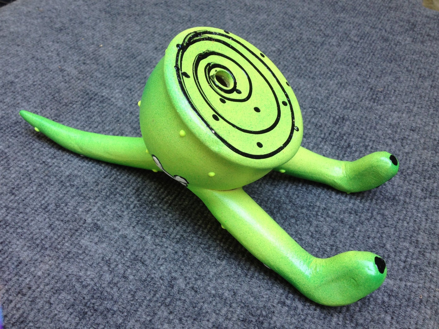 Dog Tail Leash Holder,Handmade ceramic dog tail leash holder, Glow in