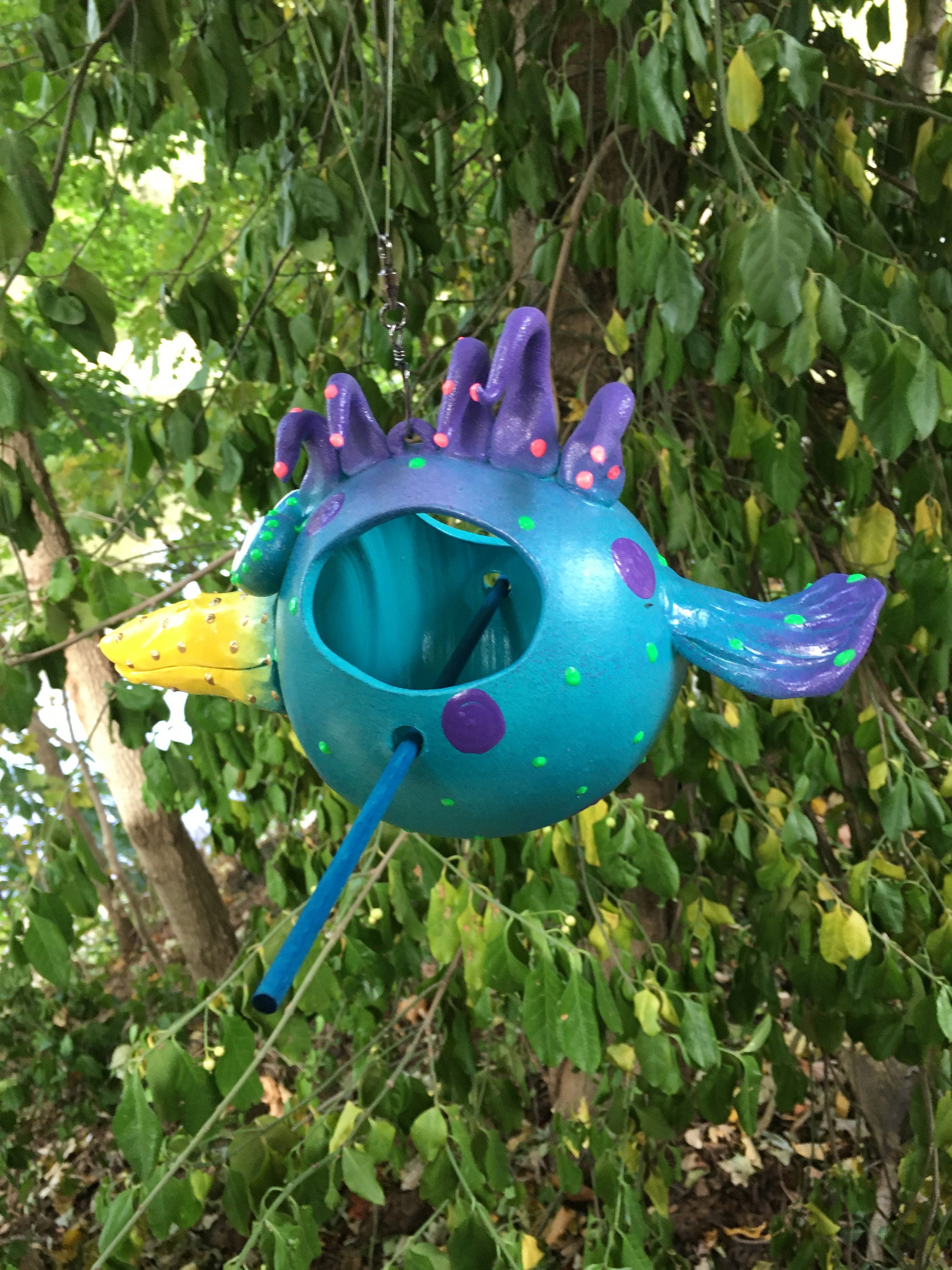 Birdfeeder Outdoor Bird Feeder Garden Decor Ceramic Bird Feeder