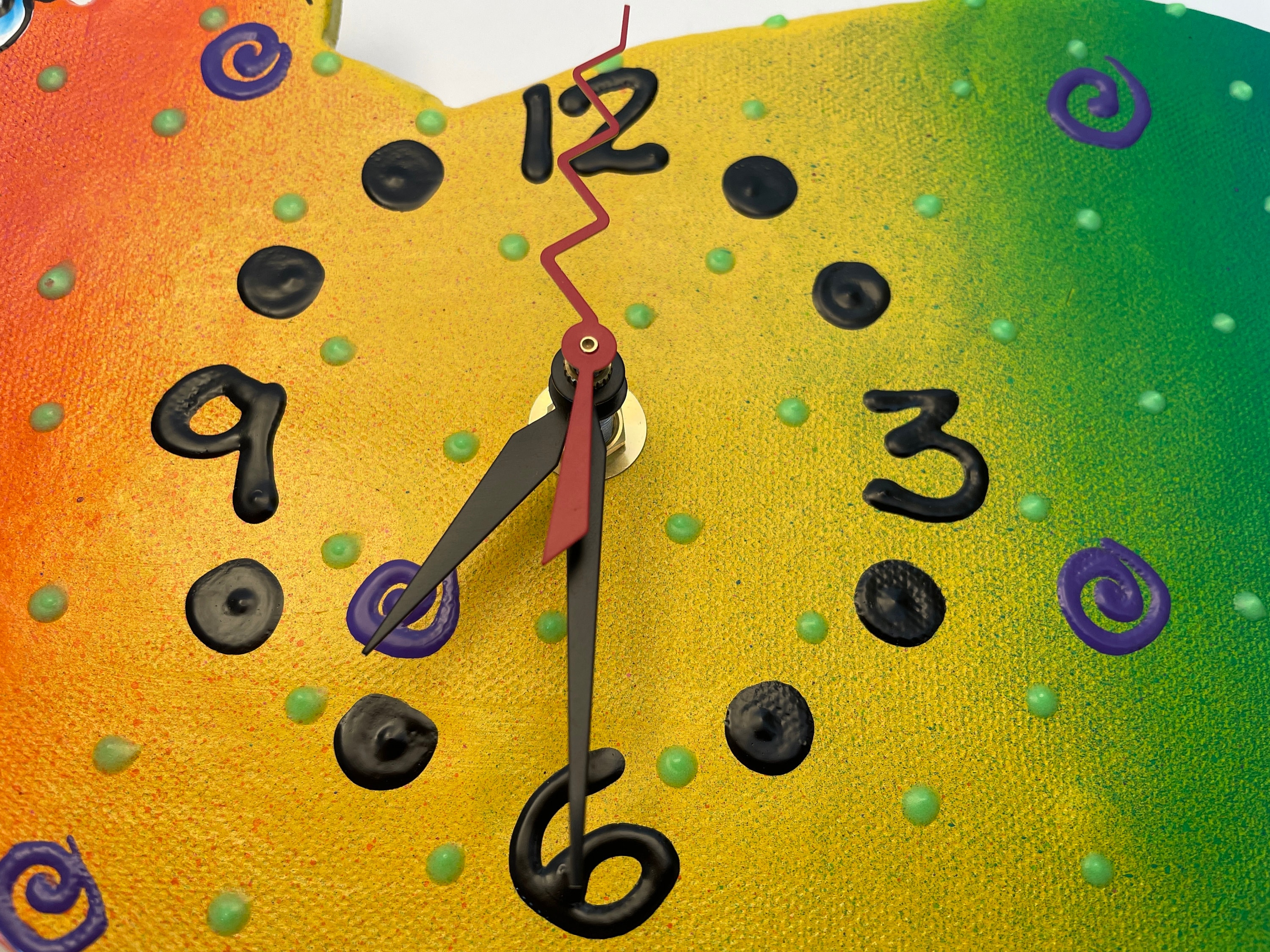 Hippo Wall Clock Kid's Wall Clock Unique Clock Hippopotamus Animal Wall