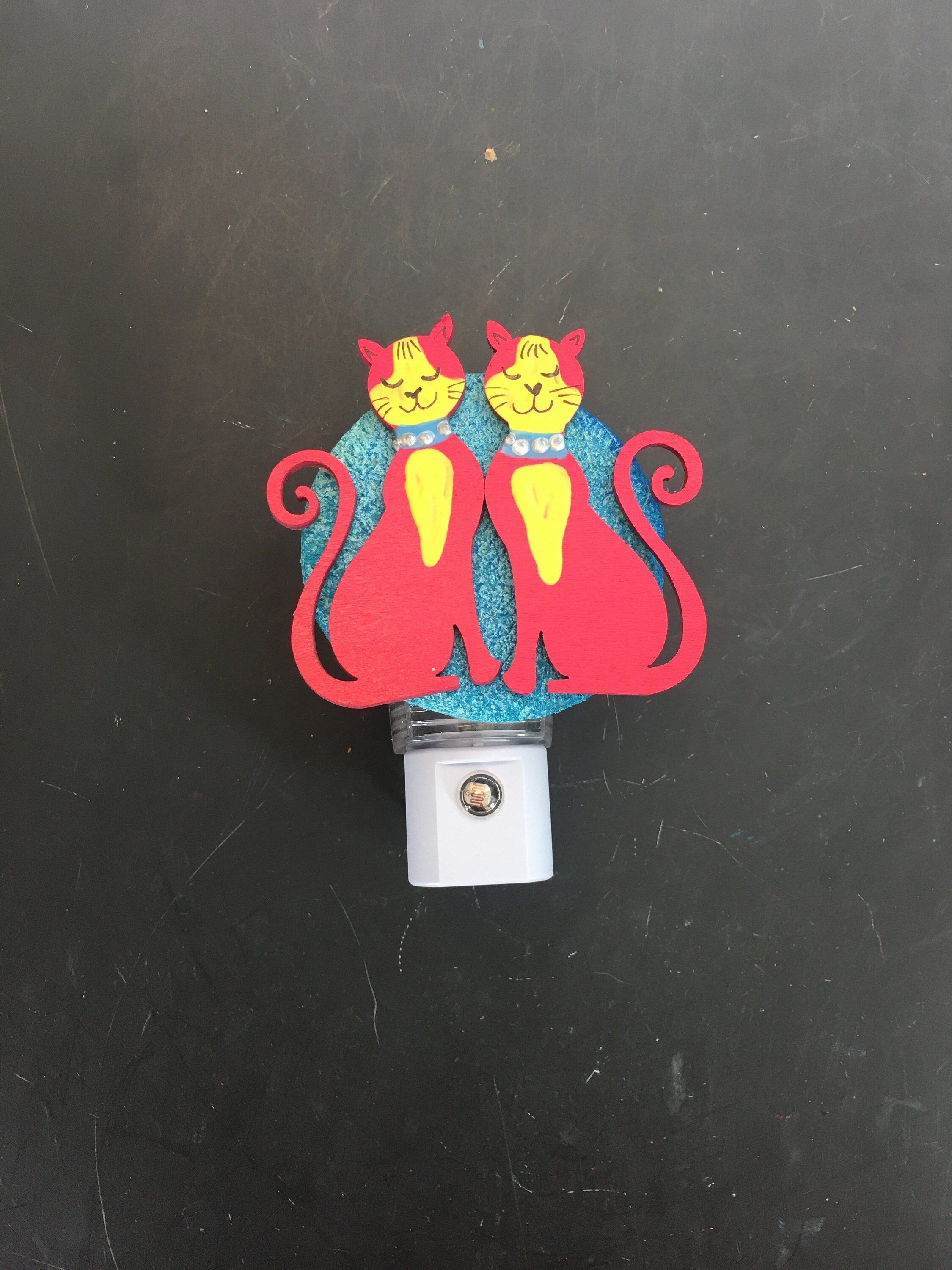 Cat Night Light/ Night Light Wall Plug in/Kitchen,Bathroom,Bedroom ...