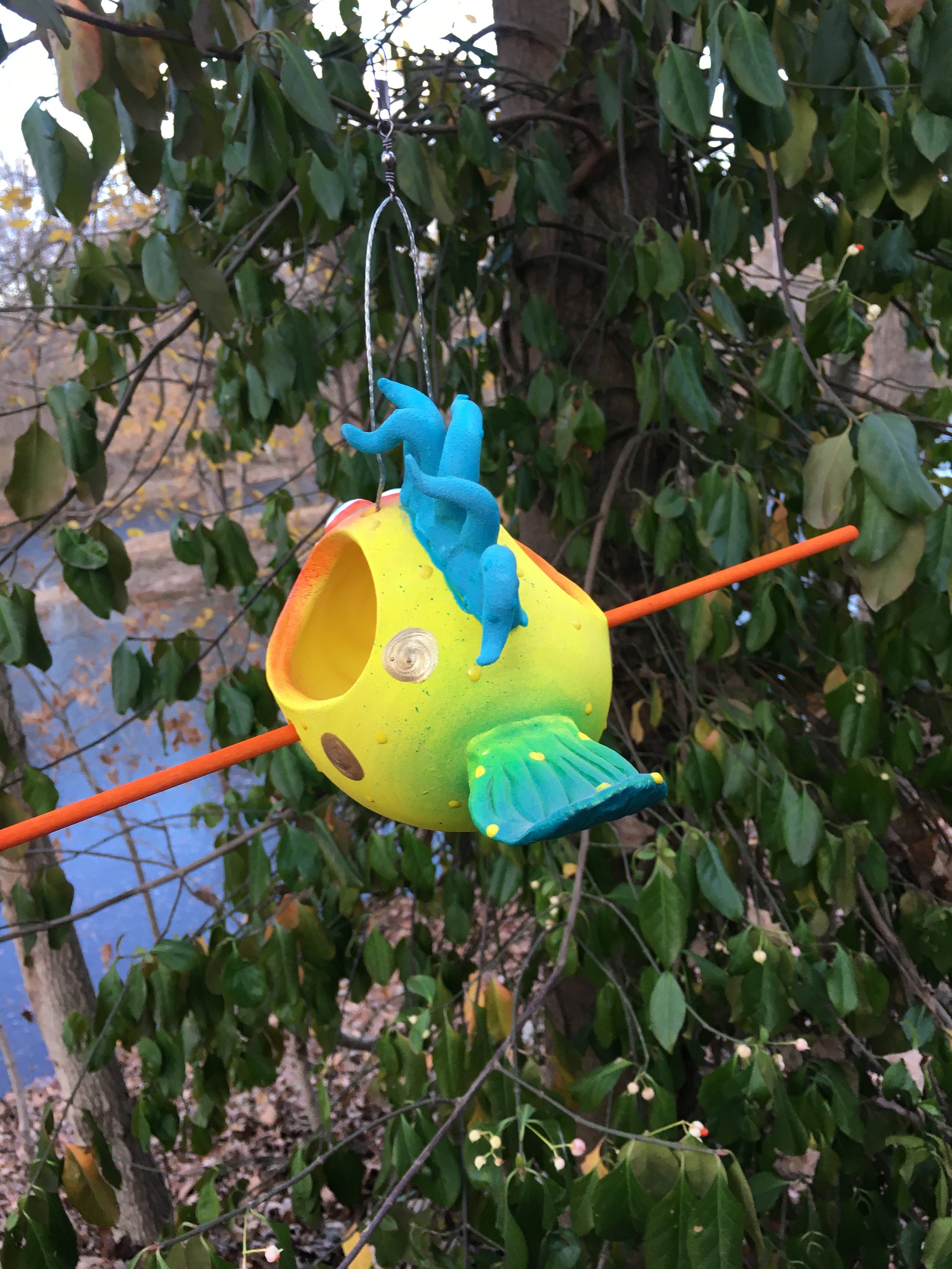 Birdfeeder Outdoor Bird Feeder Garden Decor Ceramic Bird Feeder