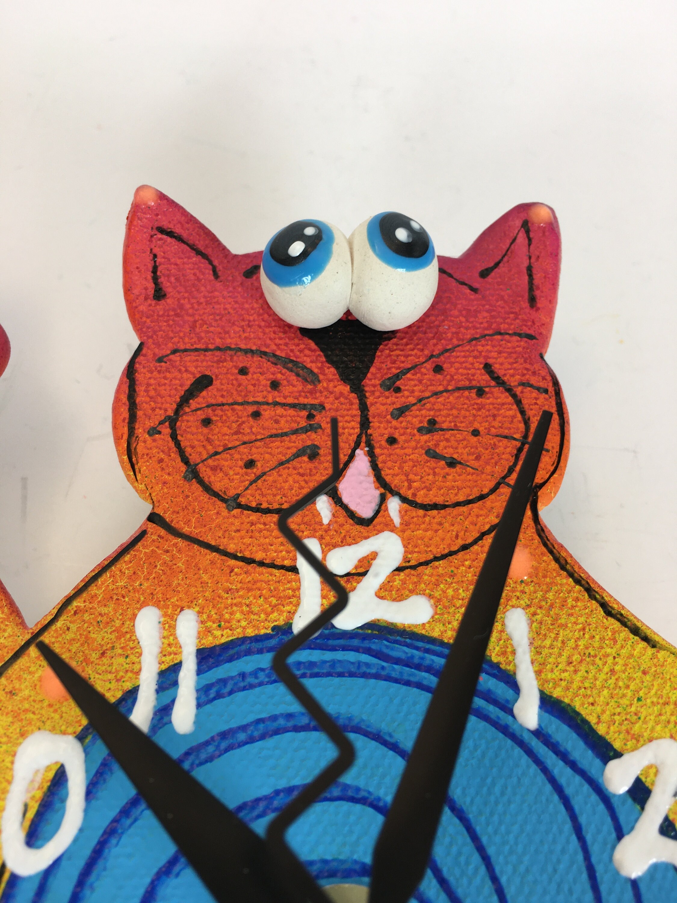 Kitty Clock,Cat Lover Gift,Cat Wall Clock,KIDS Clock,Kit Cat Clock