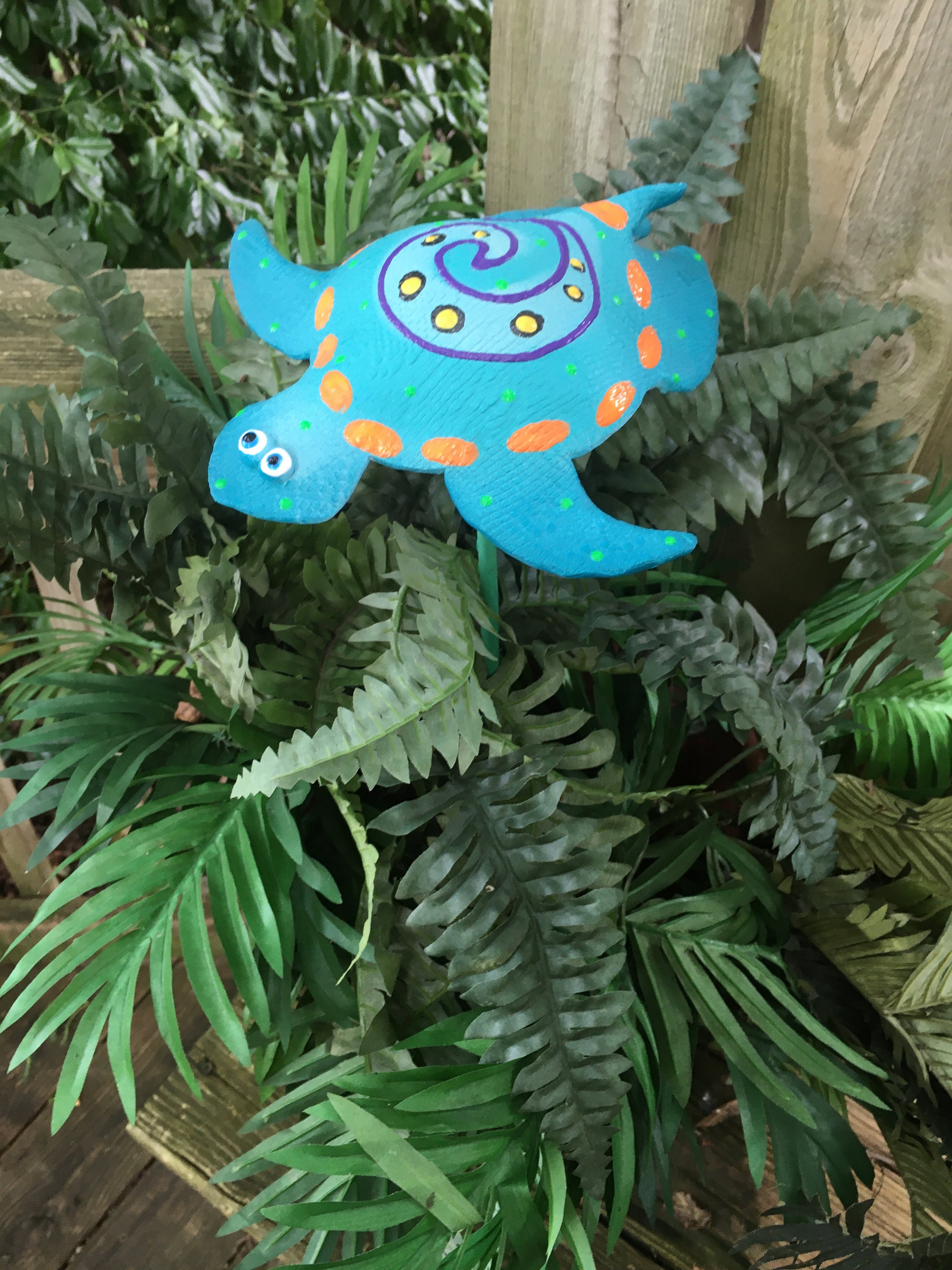 Sea Turtle,Garden Decor, Gifts For Gardeners, Garden Stakes, Garden