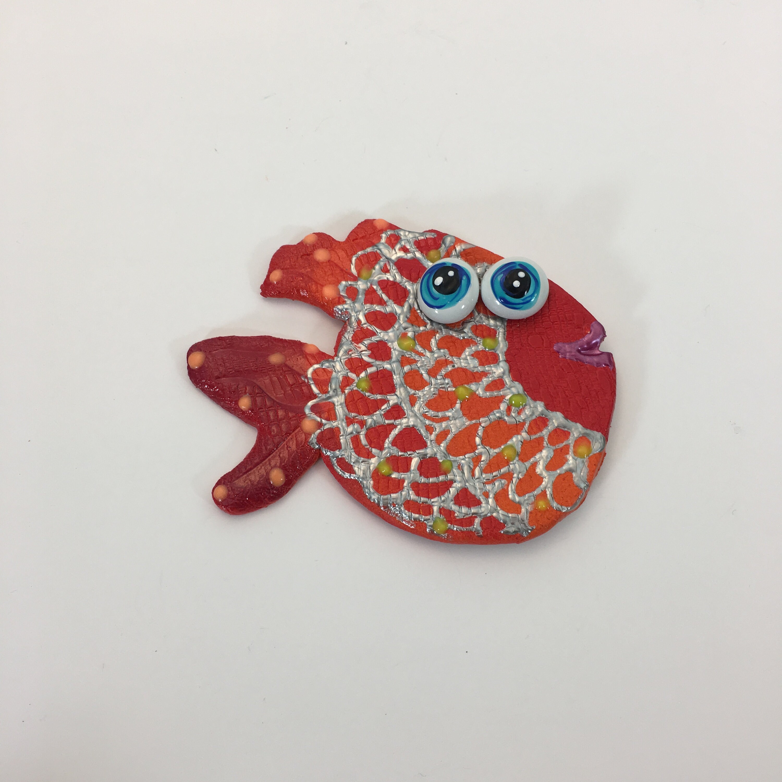 Whimsical wall hanging Fish, underwater fish room decor,Beach theme