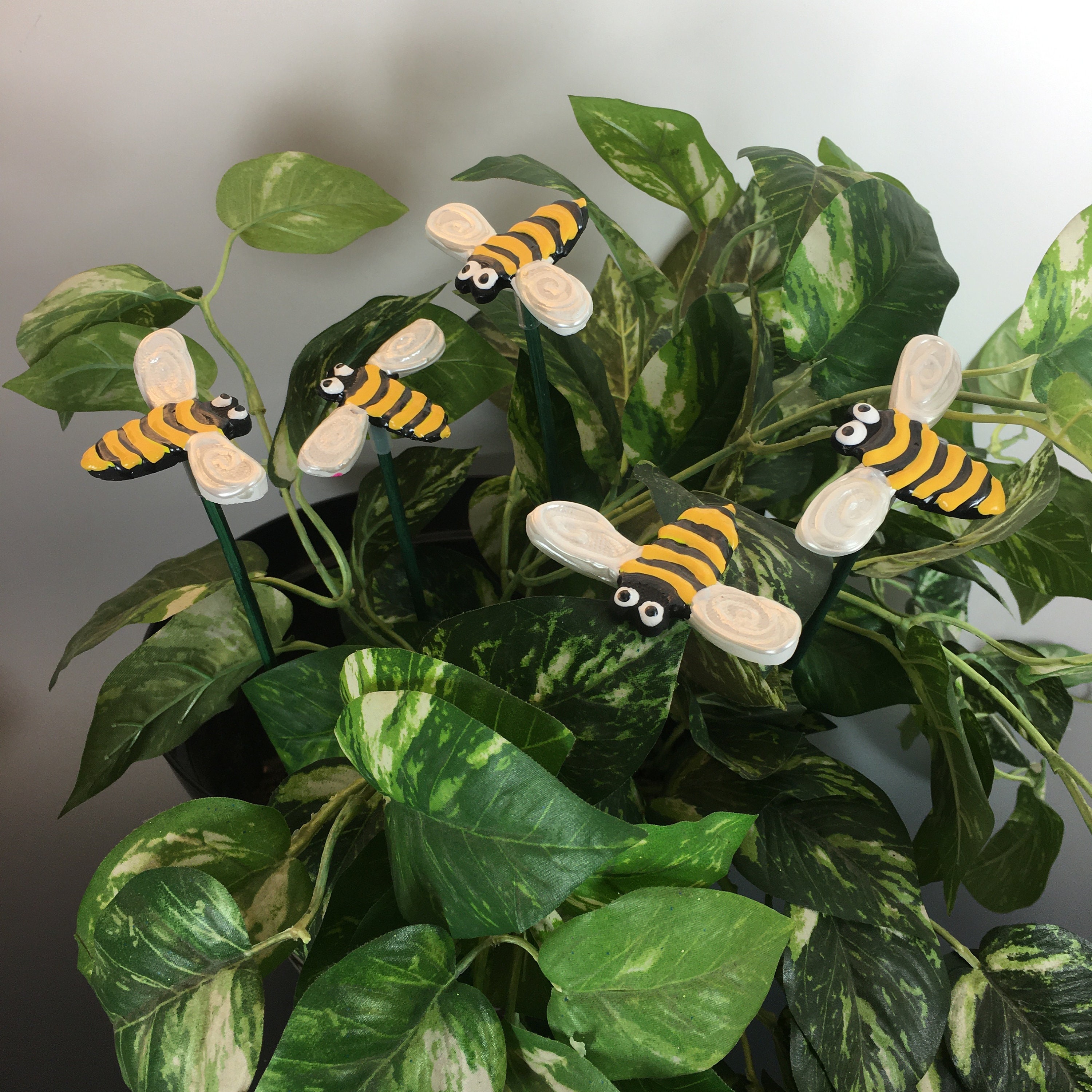 Piquets de jardin abeille, décoration printanière