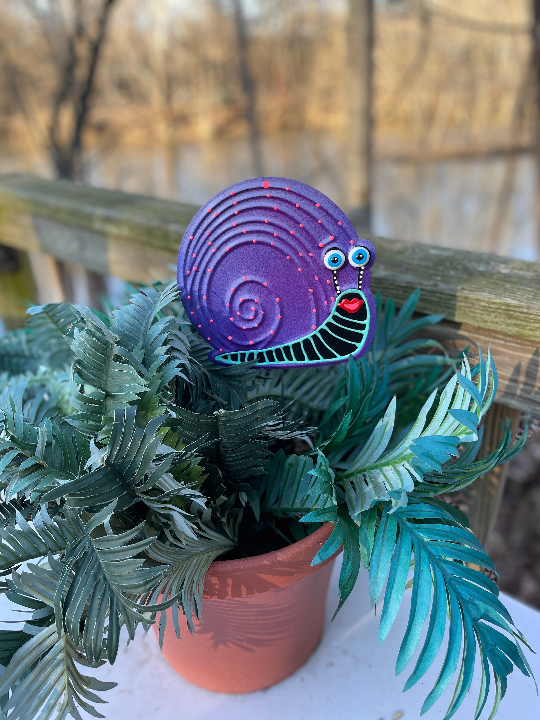 Escargot 78cm - déco de jardin en métal, vente au meilleur prix