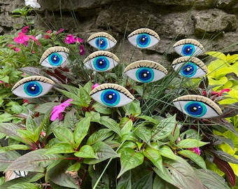 Halloween Eyeball Plant Markers Halloween  Decoration Alien Eyeball Fall home Accents Spooky Humor Decoration  Eyeball Orbs Optometry